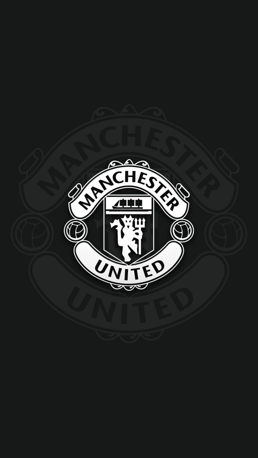 IPhone 7 Plus Manchester United F.C. IPhone 6s Plus United Mobile Desktop Wallpaper, PNG, 1080x1920px, Iphone 7 Plus, Black, Black And White, Brand, Emblem Download Free