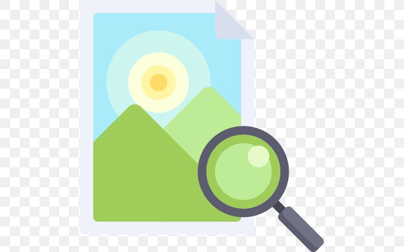 Magnifying Glass Painting, PNG, 512x512px, Magnifying Glass, Brand, Cartoon, Green, Landscape Download Free