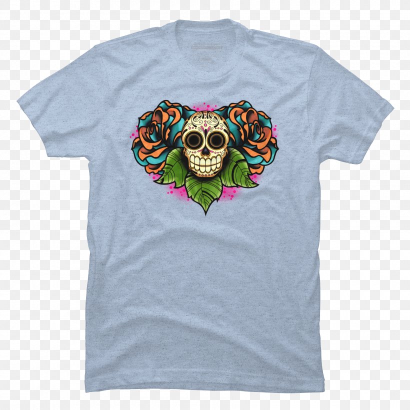 Calavera T-shirt Skull Day Of The Dead Sticker, PNG, 1800x1800px, Calavera, Active Shirt, Brand, Clothing, Day Of The Dead Download Free