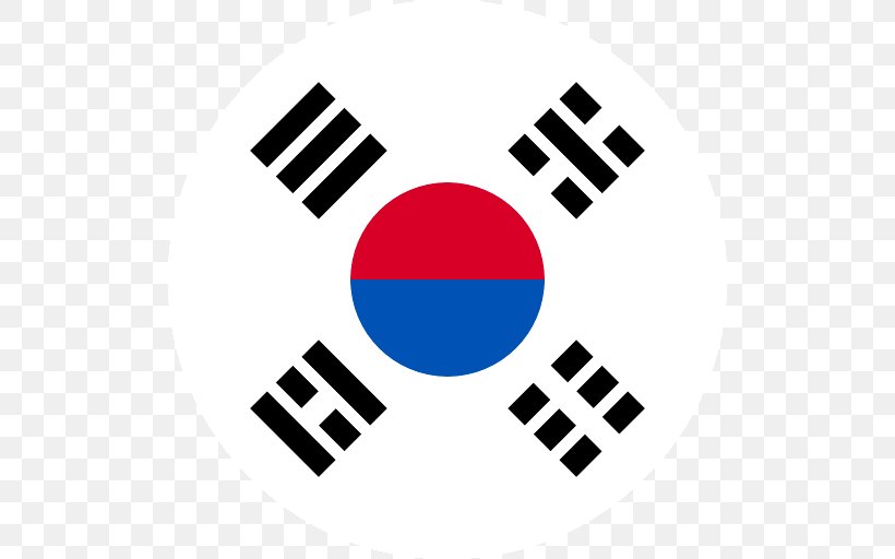 Flag Of South Korea North Korea National Flag, PNG, 512x512px, South Korea, Area, Brand, Country, Flag Download Free