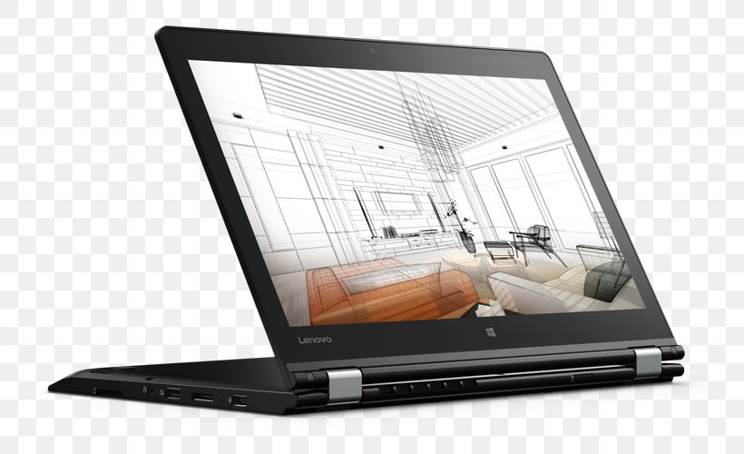Laptop Lenovo ThinkPad P40 Yoga Intel Core 2-in-1 PC, PNG, 800x500px, 2in1 Pc, Laptop, Computer, Computer Monitor Accessory, Electronic Device Download Free
