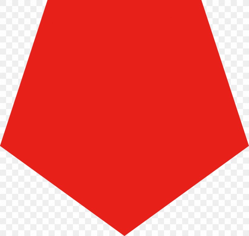 Pentagon Regular Polygon Red Clip Art, PNG, 1077x1024px, Pentagon, Area, Equilateral Pentagon, Equilateral Polygon, Geometry Download Free