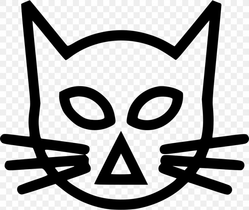 Smile Cat Clip Art, PNG, 980x826px, Smile, Black And White, Cat, Drawing, Face Download Free