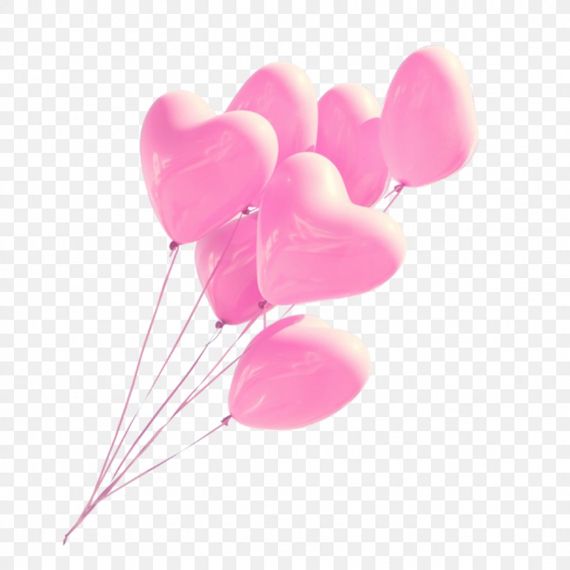 Toy Balloon Rose Pink Paper, PNG, 1024x1024px, Toy Balloon, Balloon, Birthday, Confetti, Cut Flowers Download Free