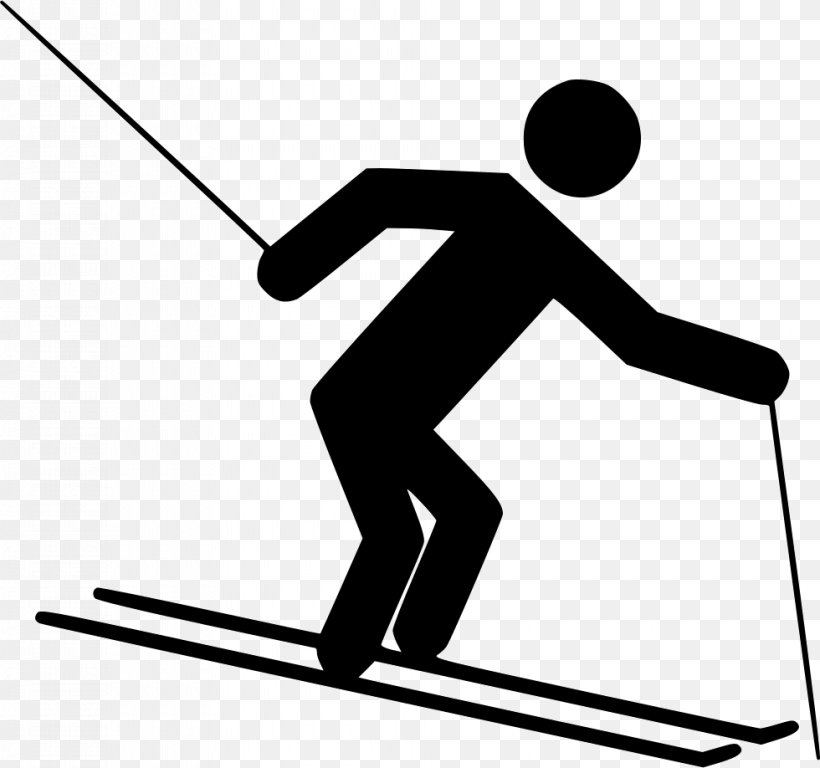 Nassfeld Alpine Skiing Sport Downhill, PNG, 980x918px, Nassfeld, Alpine Skiing, Area, Black, Black And White Download Free