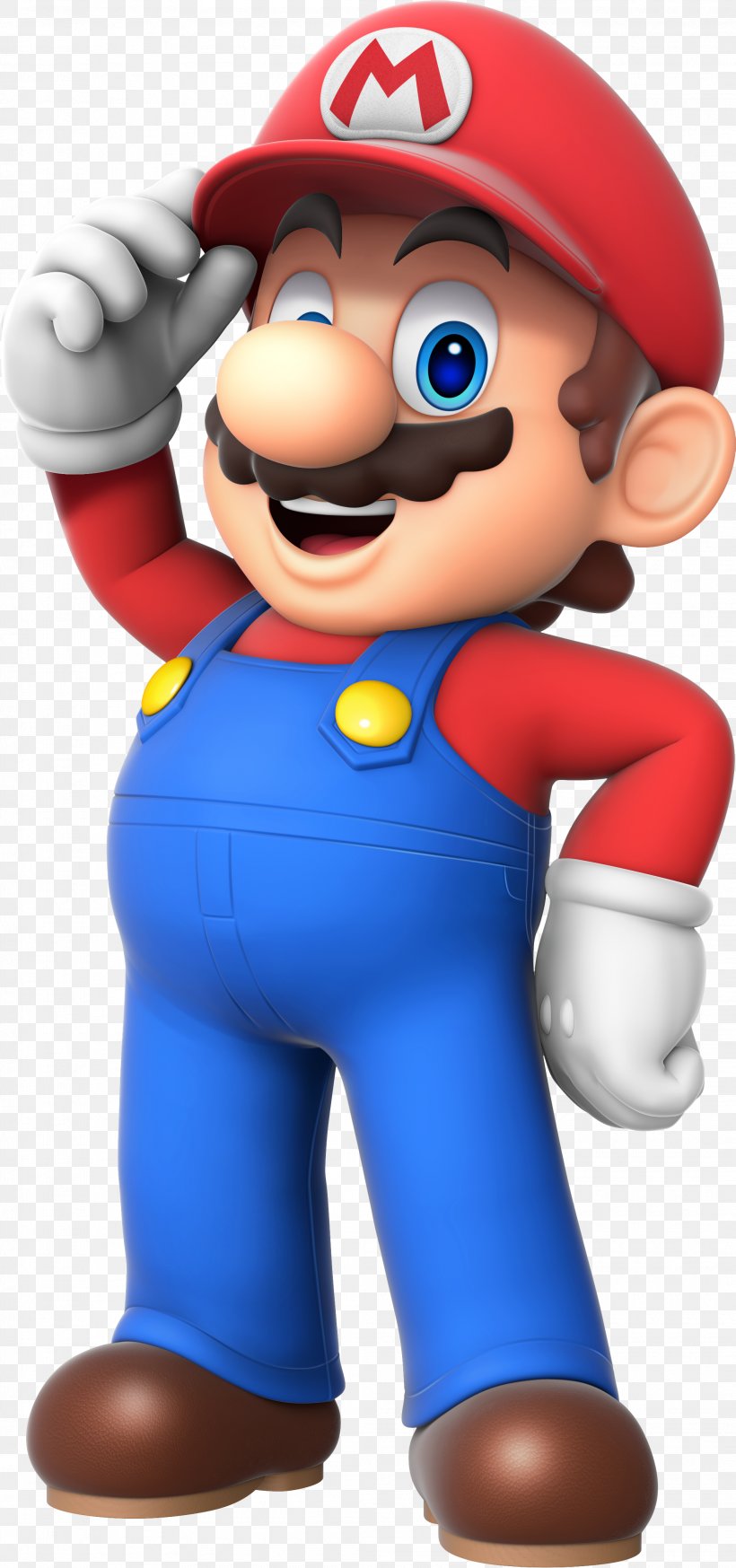 Super Mario Bros. Mario & Wario Luigi Rendering, PNG, 2085x4443px, 3d Rendering, Super Mario Bros, Action Figure, Blender, Cartoon Download Free