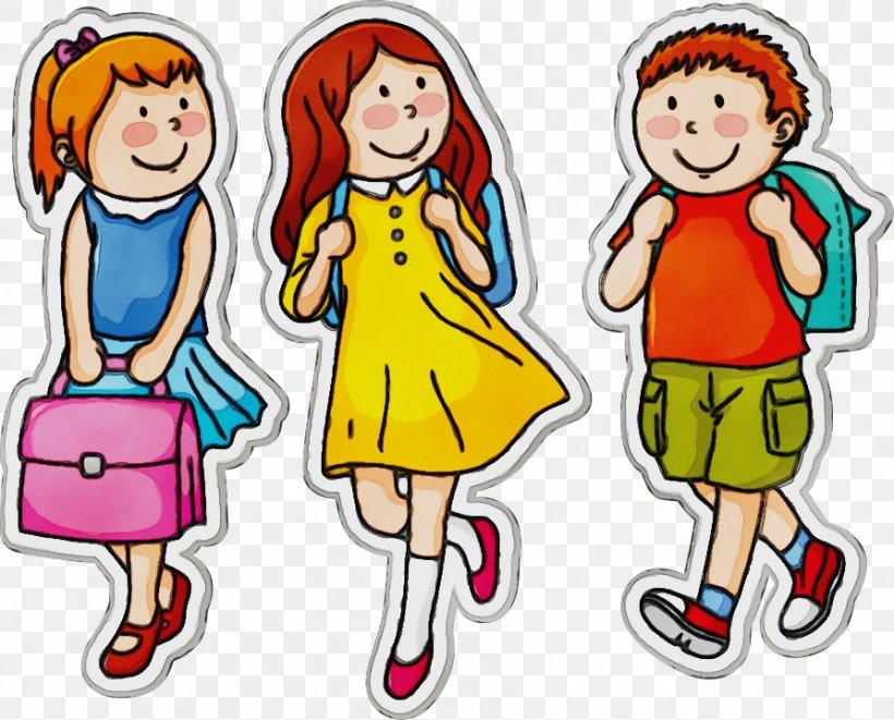 Cartoon People Social Group Clip Art Child, PNG, 893x720px, Watercolor, Cartoon, Child, Friendship, Happy Download Free