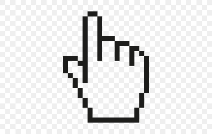Computer Mouse Pointer Cursor, PNG, 518x518px, Computer Mouse, Black And White, Brand, Cursor, Finger Download Free