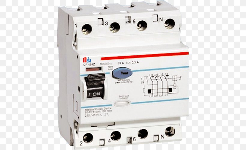 Circuit Breaker Residual-current Device Electrical Network, PNG, 500x500px, Circuit Breaker, Circuit Component, Electrical Network, Electronic Component, Hardware Download Free