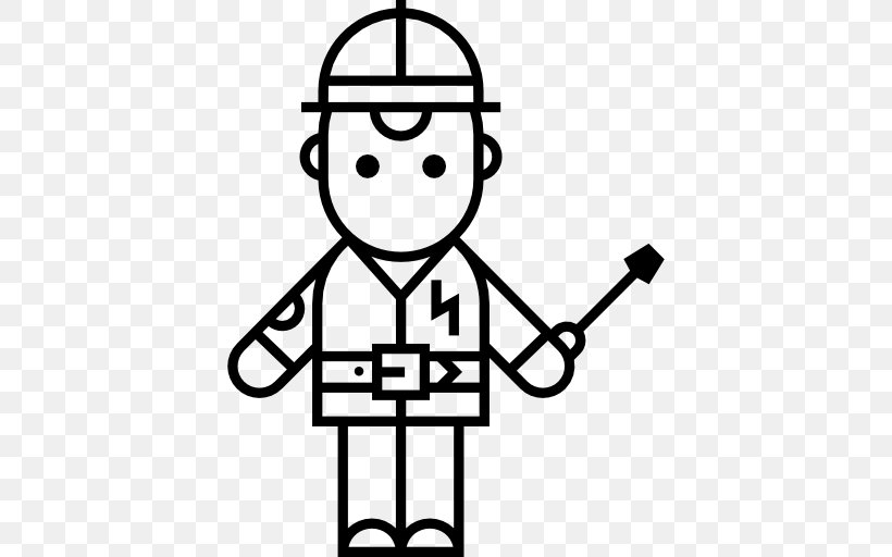 Clip Art, PNG, 512x512px, Electrician, Area, Black And White, Electricity, Goodwill Palette Unique Group Download Free
