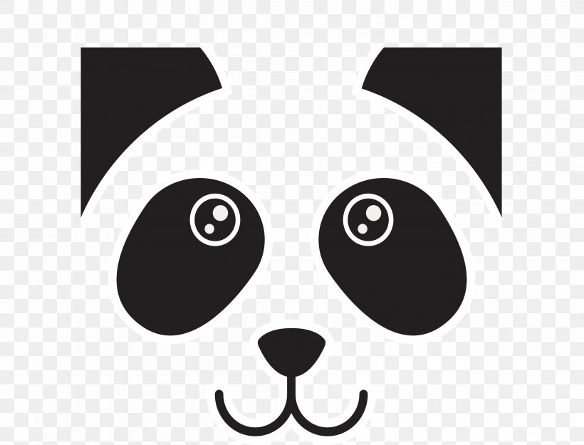 Giant Panda Red Panda Black And White Wallpaper, PNG, 4415x3368px, Giant Panda, Animation, Black, Black And White, Cartoon Download Free