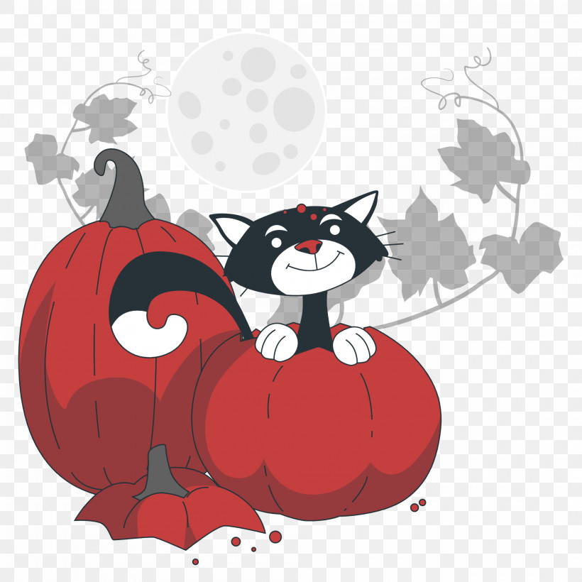 Halloween, PNG, 2000x2000px, Halloween, Biology, Cartoon, Cat, Catlike Download Free