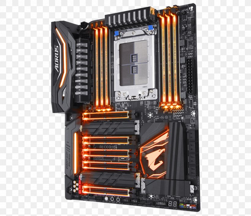 Socket TR4 Motherboard Ryzen Gigabyte Technology CPU Socket, PNG, 1000x860px, Socket Tr4, Atx, Cable Management, Central Processing Unit, Computer Accessory Download Free