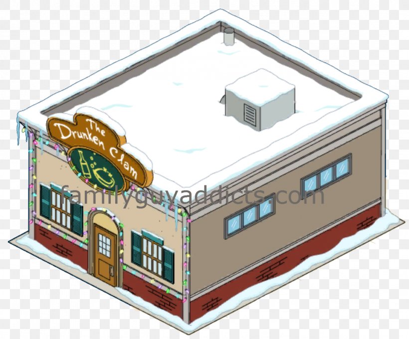 Hard Clam Christmas Building Facade, PNG, 1278x1060px, Clam, Animation, Building, Christmas, Drunken Clam Download Free