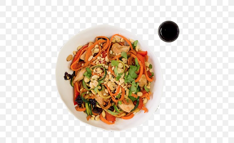 Lo Mein Pad Thai Chow Mein Chinese Noodles Asian Cuisine, PNG, 500x500px, Lo Mein, American Chinese Cuisine, Asian Cuisine, Asian Food, Chinese Food Download Free