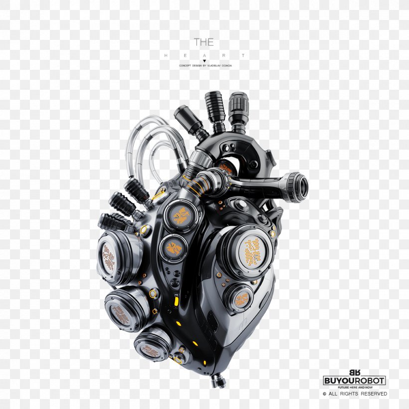 Robotics Heart Mechanical Engineering Aorta, PNG, 1200x1200px, Watercolor, Cartoon, Flower, Frame, Heart Download Free