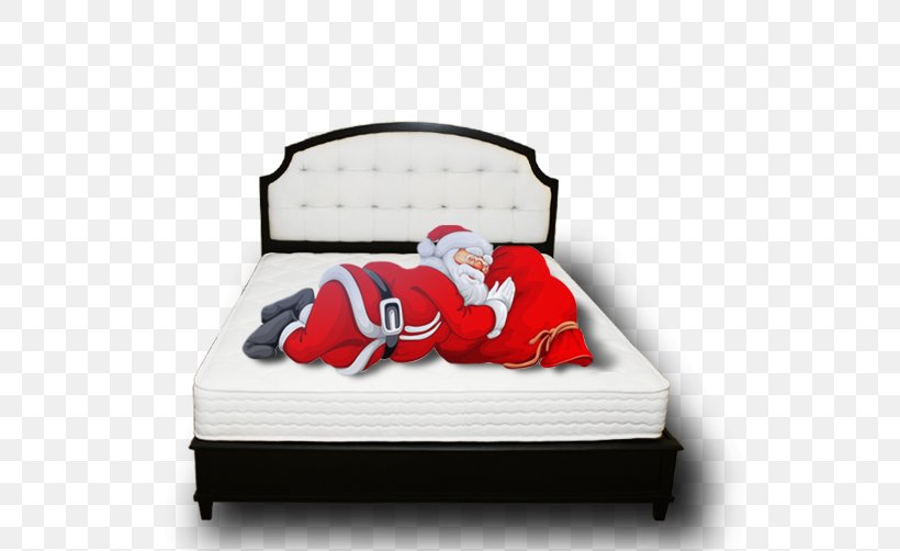 Santa Claus Christmas, PNG, 547x502px, Santa Claus, Bed, Bed Frame, Bed Sheet, Box Download Free