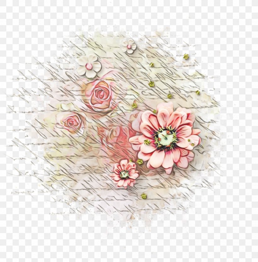Watercolor Pink Flowers, PNG, 1009x1024px, Garden Roses, Artificial Flower, Blossom, Bouquet, Cut Flowers Download Free