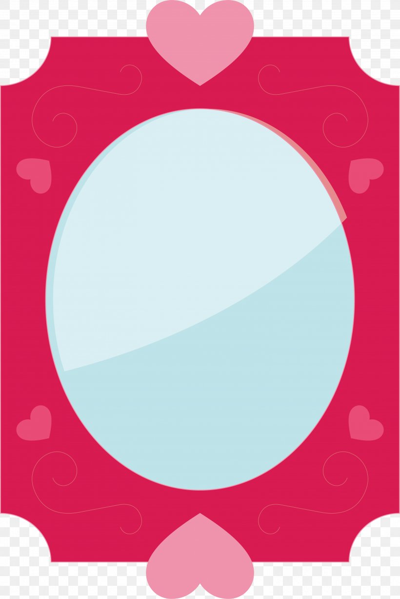 Mirror, PNG, 3019x4518px, Mirror, Drawing, Magenta, Petal, Picture Frame Download Free