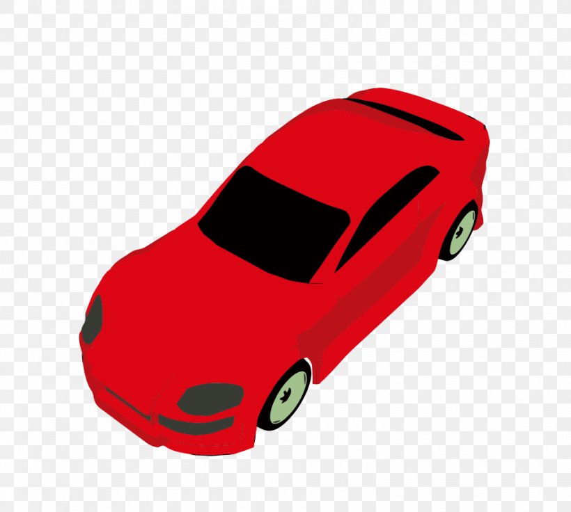 Sports Car Luxury Vehicle Automotive Design Red, PNG, 950x853px, Sports Car, Animation, Automotive Design, Car, Compact Car Download Free