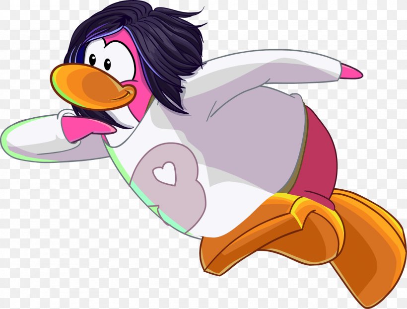 Club Penguin Water Bird Duck, PNG, 1524x1157px, Penguin, Anatidae, Art, Beak, Bird Download Free