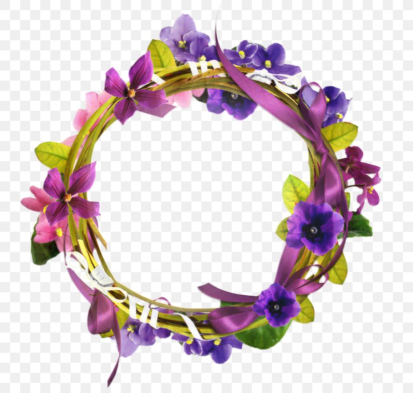 Purple Flower Wreath, PNG, 753x780px, Wreath, Crown, Floral Design, Flower, Hair Accessory Download Free