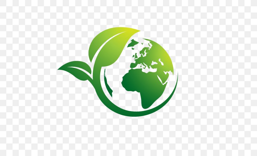 Green Logo Leaf World Earth, PNG, 500x500px, Green, Earth, Globe, Leaf, Logo Download Free