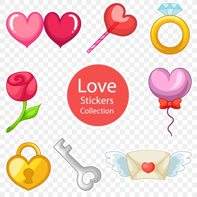 Love Sticker Vector Material, PNG, 1800x1800px, Love, Artwork, Balloon, Clip Art, Falling In Love Download Free
