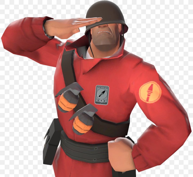 Team Fortress 2 Soldier Mercenary Valve Corporation Warrior, PNG, 813x752px, Team Fortress 2, Alternate Reality Game, Arm, Baseball Equipment, Fictional Character Download Free