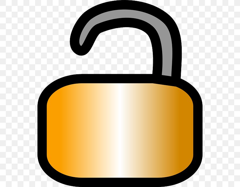 Padlock Clip Art, PNG, 564x640px, Lock, Combination Lock, Key, Orange, Padlock Download Free