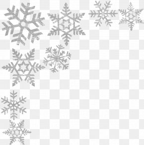 Snowflakes Border Image - Snowflake Clip Art PNG