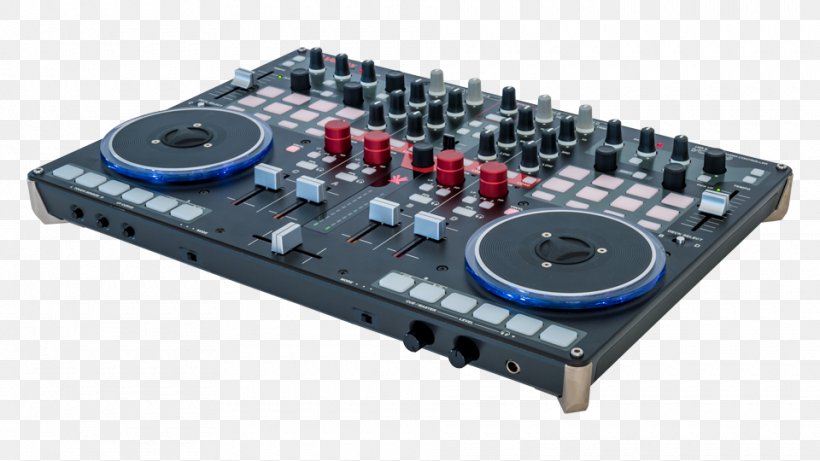 Audio Vestax VCI-400 DJ Controller Electronics, PNG, 960x540px, Watercolor, Cartoon, Flower, Frame, Heart Download Free