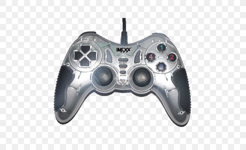 Joystick Game Controllers PlayStation DualShock Computer, PNG, 500x500px, Joystick, All Xbox Accessory, Computer, Computer Component, Computer Hardware Download Free