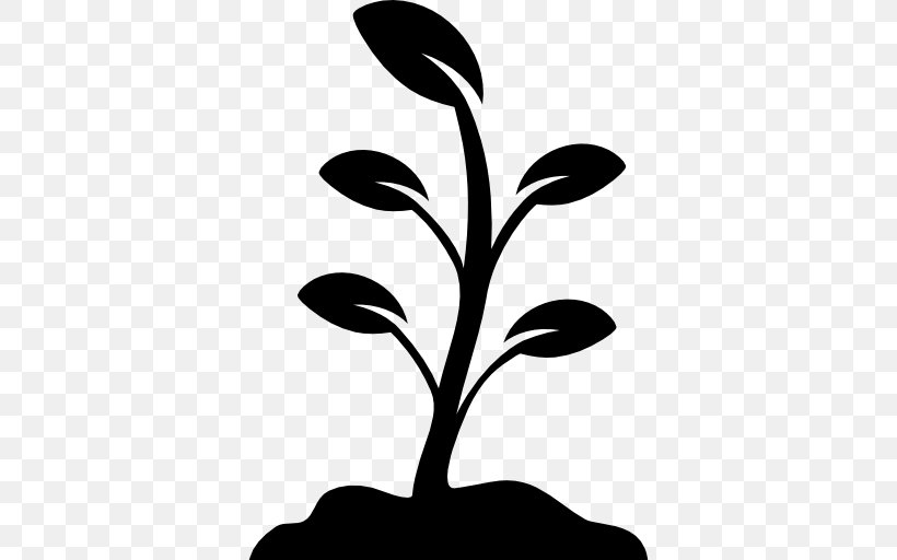 Plant, PNG, 512x512px, Plant, Artwork, Black And White, Branch, Ecology Download Free