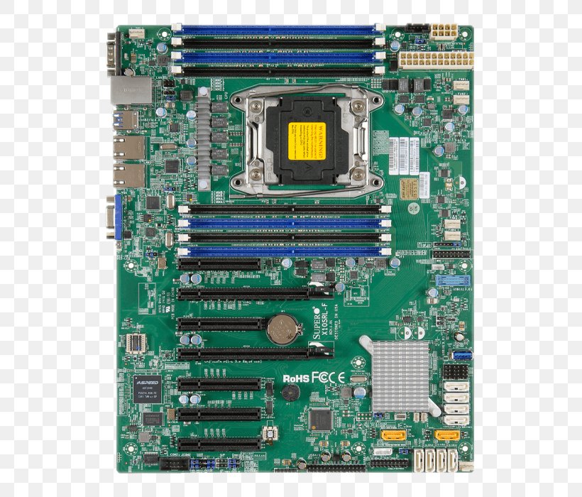 Graphics Cards & Video Adapters Motherboard Intel LGA 2011 Supermicro X10SRL-F, PNG, 700x700px, Graphics Cards Video Adapters, Chipset, Computer Component, Computer Hardware, Computer Servers Download Free