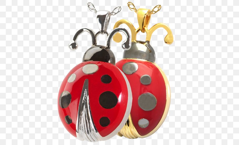 Ladybird Beetle Charms & Pendants Necklace Jewellery Cremation, PNG, 500x500px, Ladybird Beetle, Ash, Assieraad, Beetle, Bestattungsurne Download Free