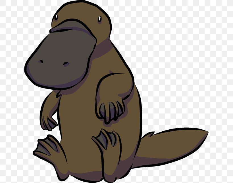 Platypus Beaver Animal Cartoon Drawing, PNG, 650x645px, Platypus, Animal, Beak, Beaver, Carnivora Download Free