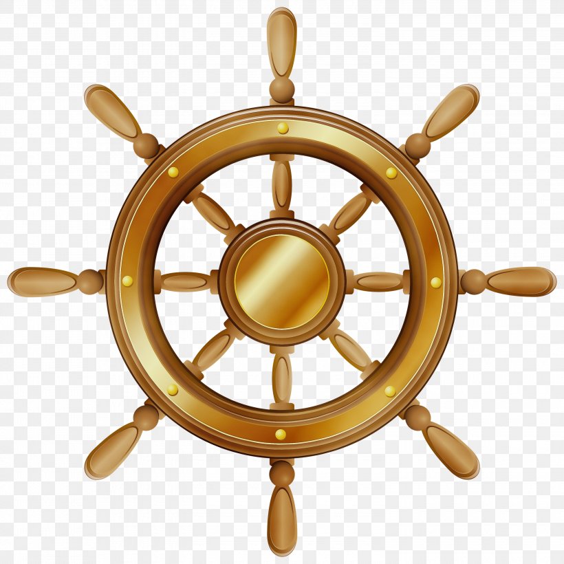 Ship Steering Wheel Background, PNG, 3000x3000px, Watercolor, Boat, Brass, Car, Helmsman Download Free