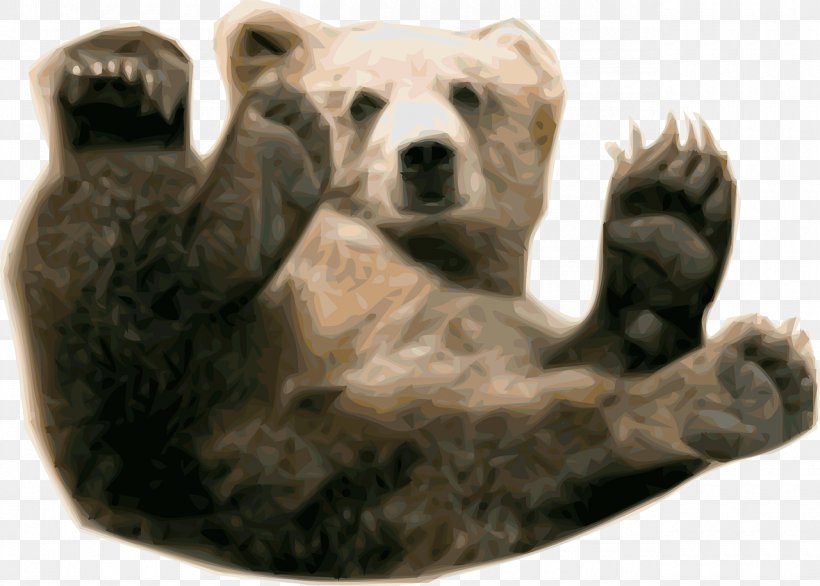 Brown Bear Grizzly Bear Polar Bear Clip Art, PNG, 1280x916px, Watercolor, Cartoon, Flower, Frame, Heart Download Free