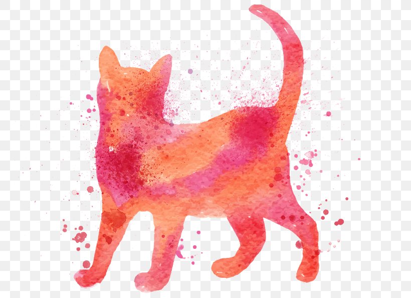 Cat Whiskers Watercolor Painting Design Illustration, PNG, 800x594px, Cat, Animal, Art, Canvas, Carnivoran Download Free