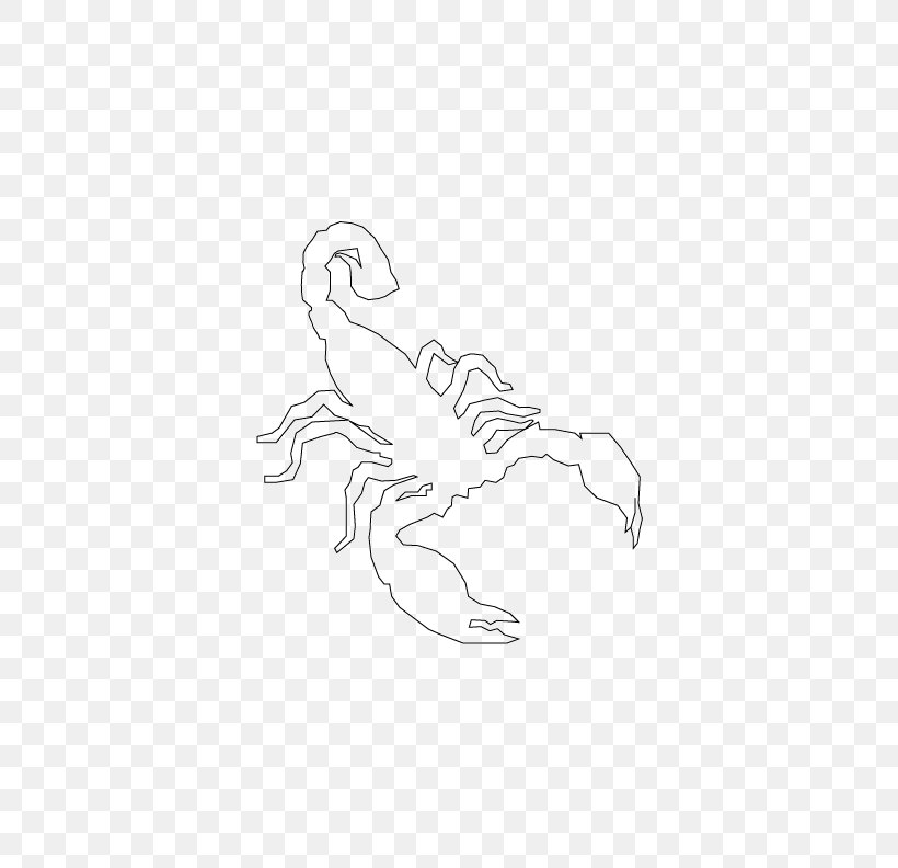 Emperor Scorpion Drawing Line Art, PNG, 612x792px, Scorpion, Abstract, Animal, Arm, Art Download Free