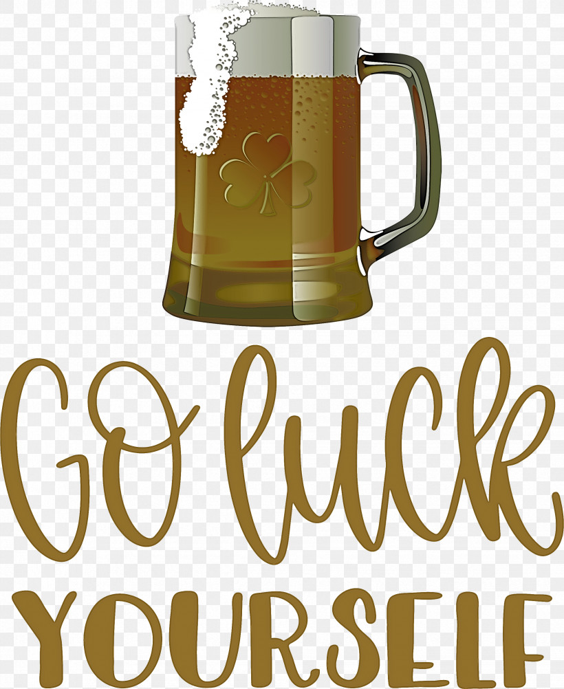 St Patricks Day Saint Patrick Go Luck Yourself, PNG, 2453x3000px, St Patricks Day, Beer Glassware, Coffee, Coffee Cup, Cup Download Free