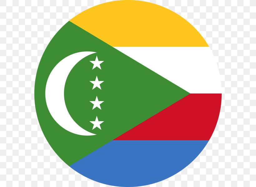 Comoros National Football Team Africa Cup Of Nations Qualification Flag Of The Comoros, PNG, 600x600px, Comoros, Area, Brand, Comoros National Football Team, Flag Download Free