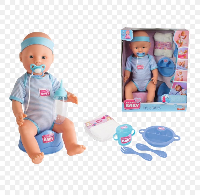Doll Infant Boy Simba New Born Baby Verzorgingsset J Toy, PNG, 800x800px, Doll, Barbie, Boy, Child, Diaper Download Free
