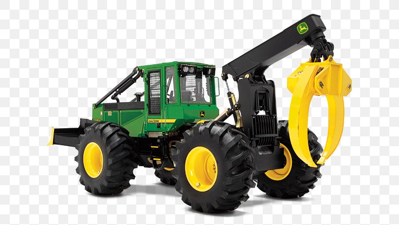 John Deere Skidder Grapple Heavy Machinery Logging, PNG, 642x462px, John Deere, Agricultural Machinery, Agriculture, Automotive Tire, Company Download Free