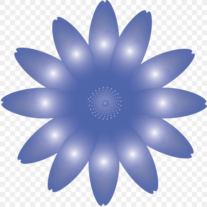 Marguerite Flower Spring Flower, PNG, 3000x3000px, Marguerite Flower, Aquatic Plant, Blue, Cobalt Blue, Electric Blue Download Free