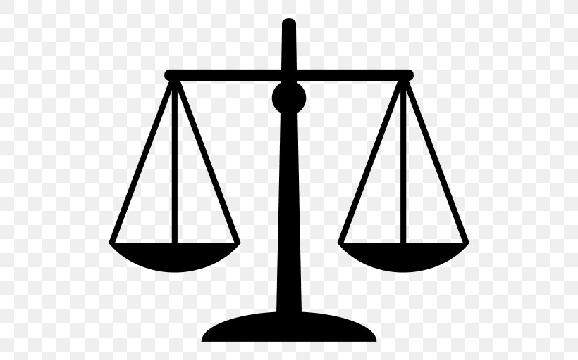 Measuring Scales Symbol, PNG, 512x512px, Measuring Scales, Area, Black And White, Information, Justice Download Free
