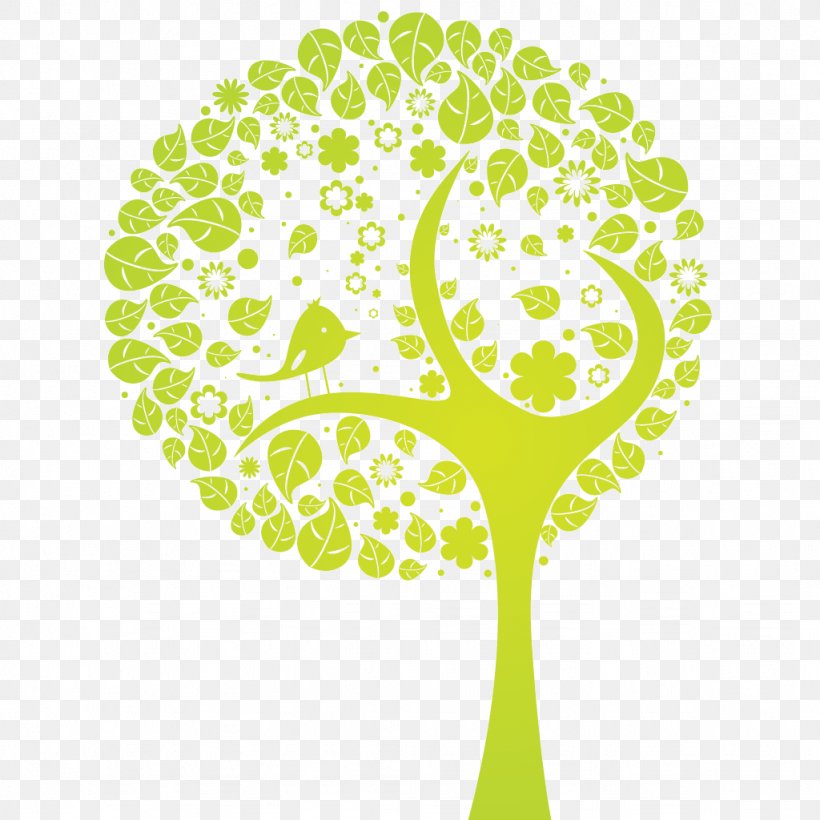 Wall Decal Sticker Tree Decorative Arts Vector Graphics, PNG, 1024x1024px, Wall Decal, Art, Branch, Decal, Decorative Arts Download Free