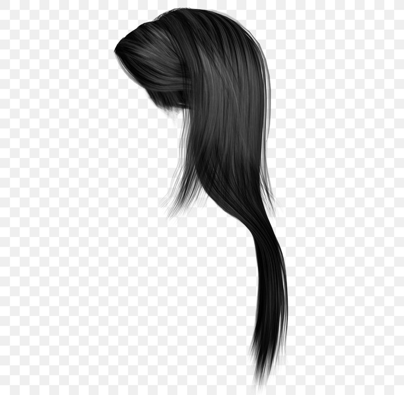 Black Hair Hairstyle Long Hair, PNG, 500x800px, Watercolor, Cartoon, Flower, Frame, Heart Download Free