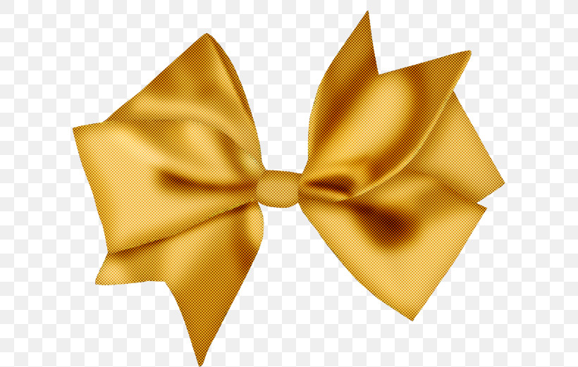 Bow Tie, PNG, 640x521px, Yellow, Bow Tie, Gold, Ribbon, Satin Download Free